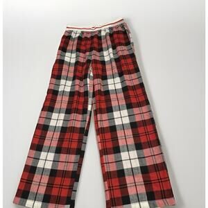 Art Class Boys Plaid Pajama Pants L (10/12) Red,black,white New Christmas